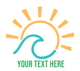Sun and Wave Stickers